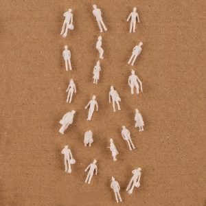 Scale White Figures  - Pack of 100 pieces - MODFG1.150