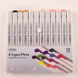 DAEPM12ST - Ergo Pro Marker Skin Tone Set of 12