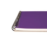 Seawhite A3 Portrait Classic Wire-o Sketchbook - Deep Purple_Edge