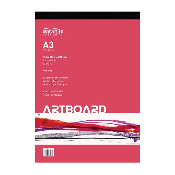 A3 Pad Multi Media Art Board 10 Sheets - PADABA3