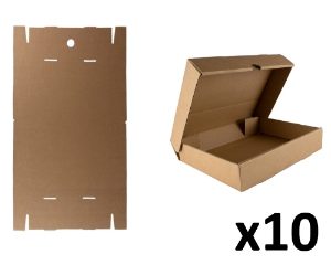 Flat-pack A4 storage box x10pk