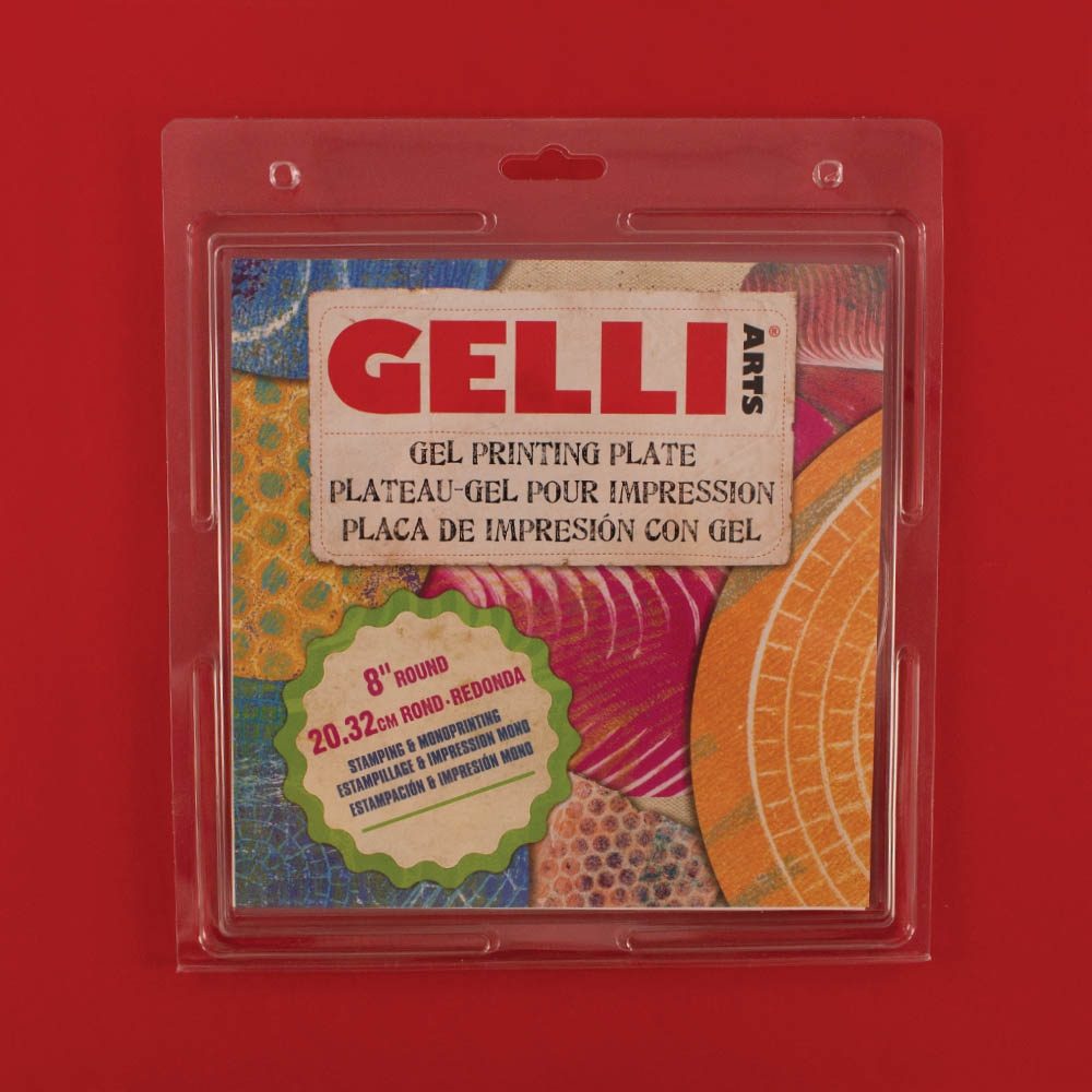 Gelli Plate : Gel Printing Plate : Round 8in Diameter