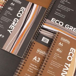 A4 Eco Tan Spiral Sketchbook - Artesaver
