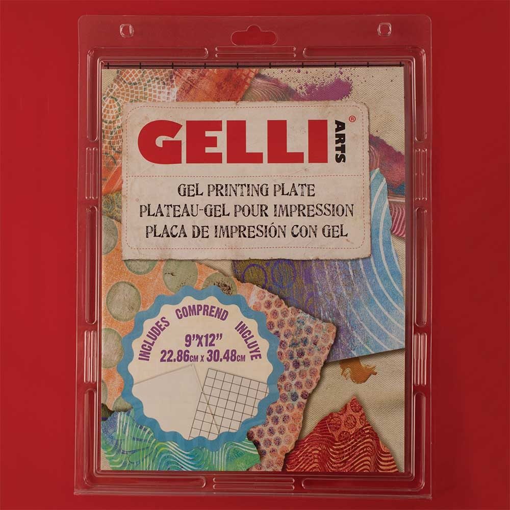 Gelli Plate Image Transfers in Acrylic · Art Prof