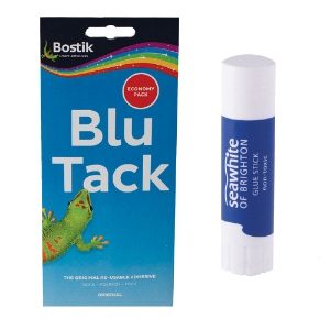 Glue Stick & Blu- Tack