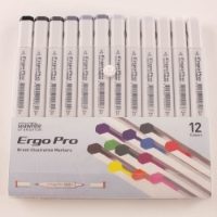 DAEPM12CG - Ergo Pro Marker Cool Grey Set of 12