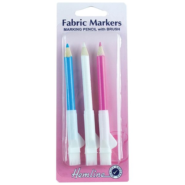 3pk Dressmaker's Pencils - Pink/Blue/White FTPD