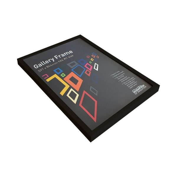 A1 Gallery Wooden Picture Frame with Black Finish