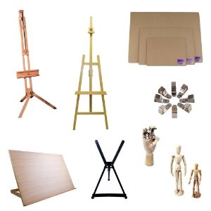 Drawing Boards, Easels & Mannequins cat pic
