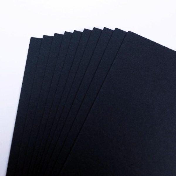 A1 225gsm Black Card, 50 Sheet pack CDB4SA1