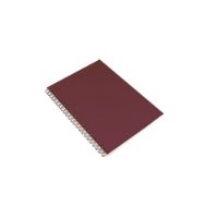 A4 Portrait spiral pad - Burgundy